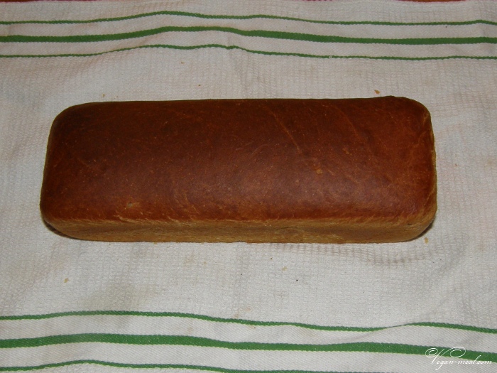 Таким получается корочка у полностью готового хлеба