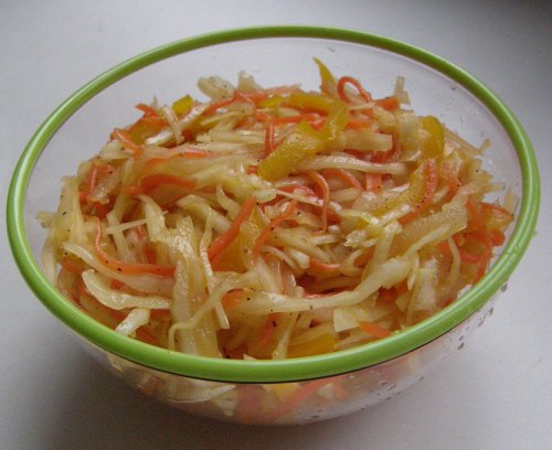 Витаминный салат с уксусом рецепт